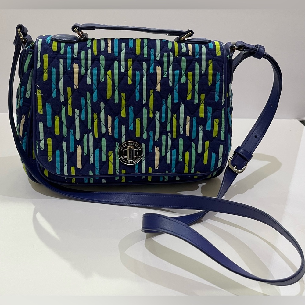 Vera Bradley Katalina Blues Crossbody Bag Retired 2015